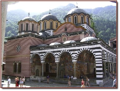 Rila Kloster Restaurationsarbeiten.