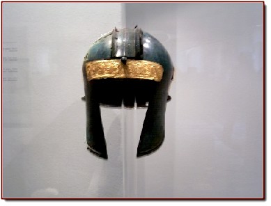 Thrakerhelm - Bronze mit Goldverzierung