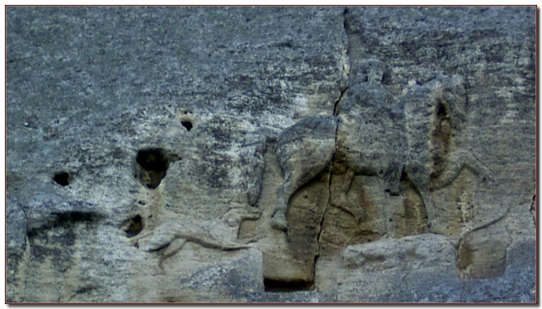 Bulgarien Madara Basrelief
