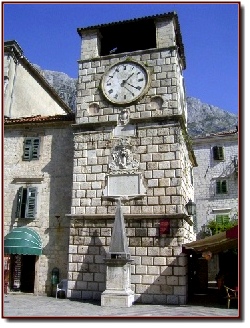Kotor Uhrturm