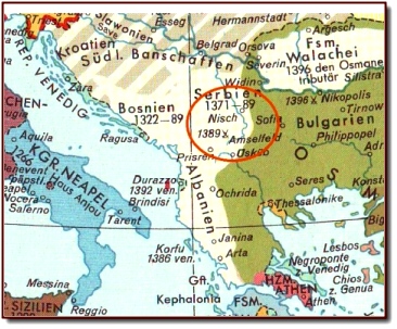 Albanien Amselfeld 1389