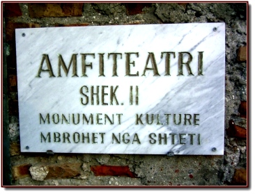 Albanien Durres Amphitheater